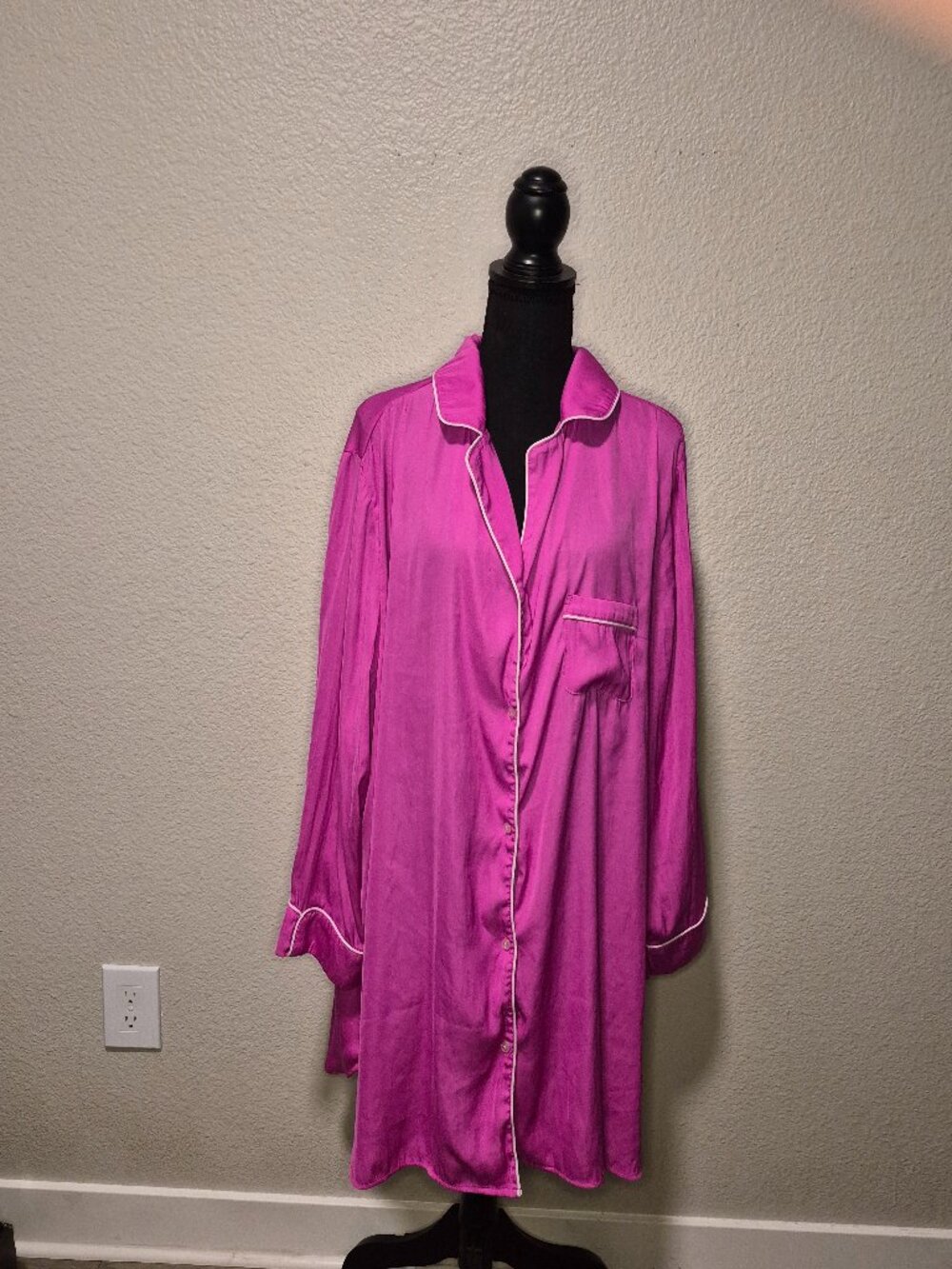 sofia intimates by sofia vergara Hot Pink Womens Robe Size: 3X